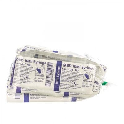 BD Plastipak Spuit Luer 10ml Zonder Naald 10 stuks
